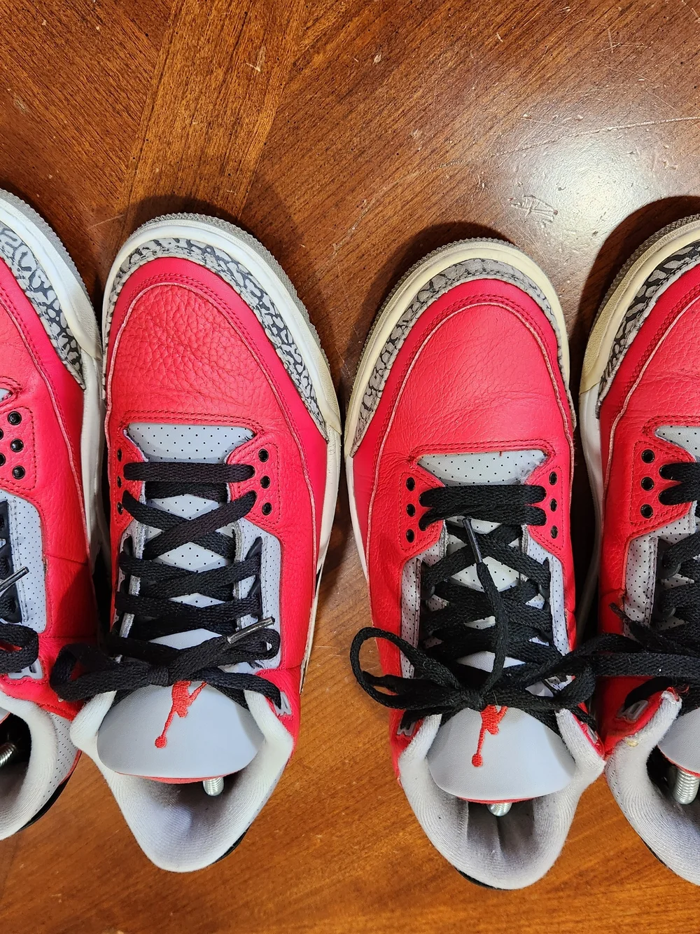 2 Jordan Retro 3s Size 9 Used Condition No Separation